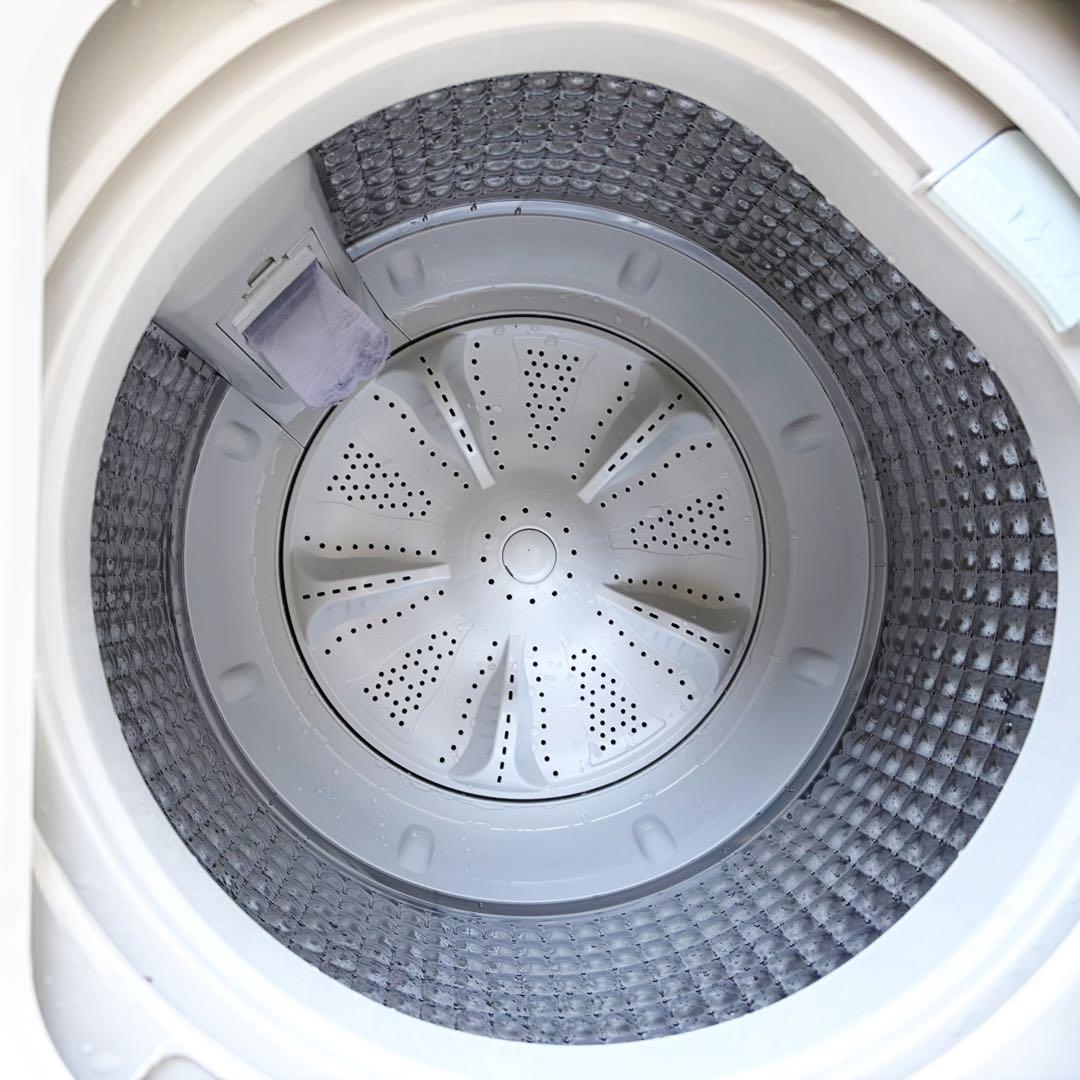 102運搬取付無料！シルバー純正Haierスリムコンパクト洗濯機！完動品超美品！