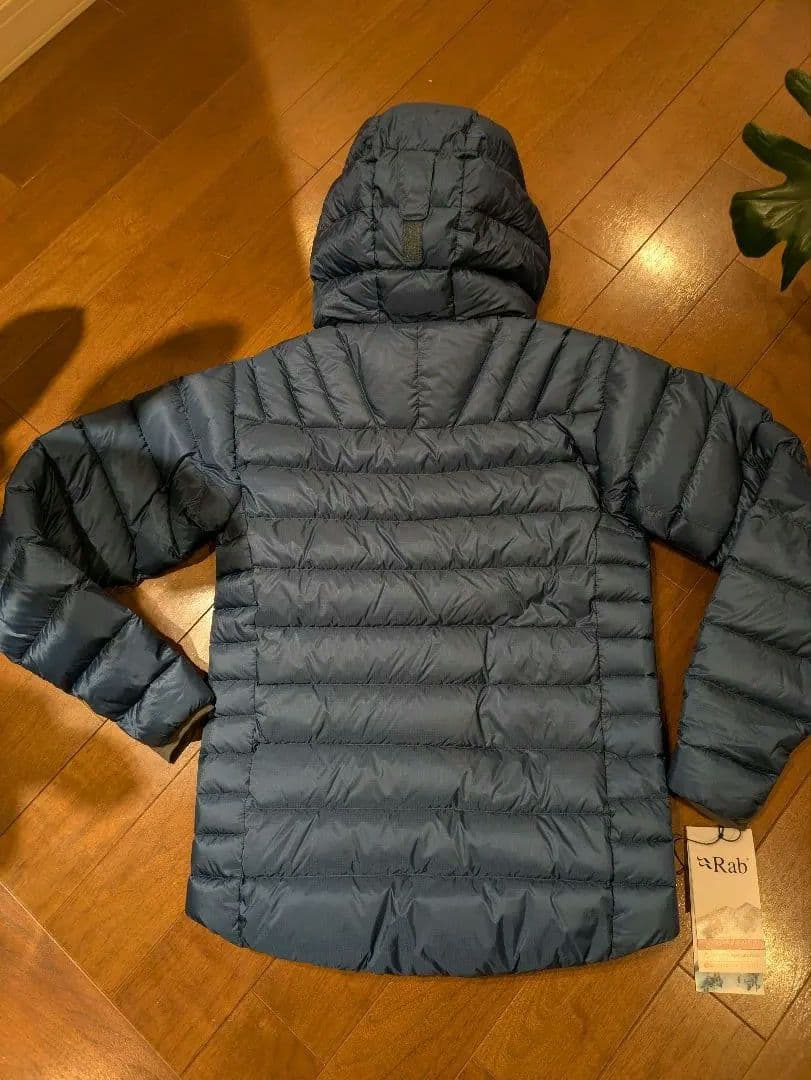 Rab ダウンジャケット M 青/黄色