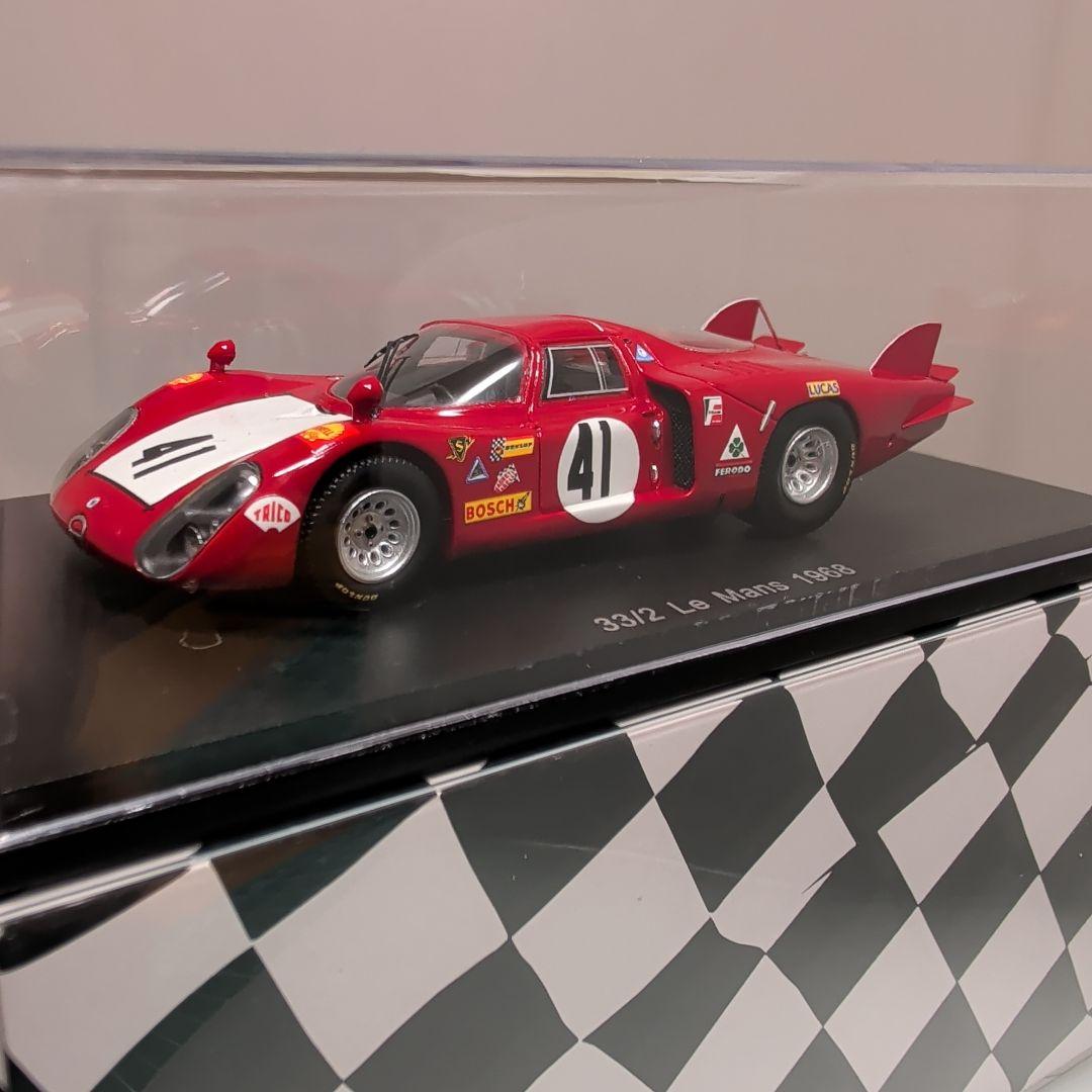 【未開封美品】1/43 スパーク アルファロメオ 33/2 LM 1968