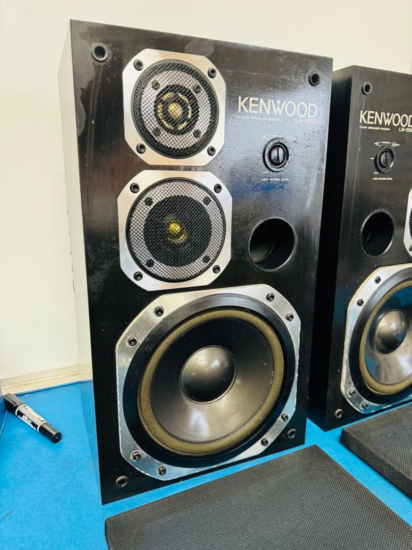 全国配送無料！昭和レトロ！★KENWOOD★LS-550 ペア　スピーカー動作品