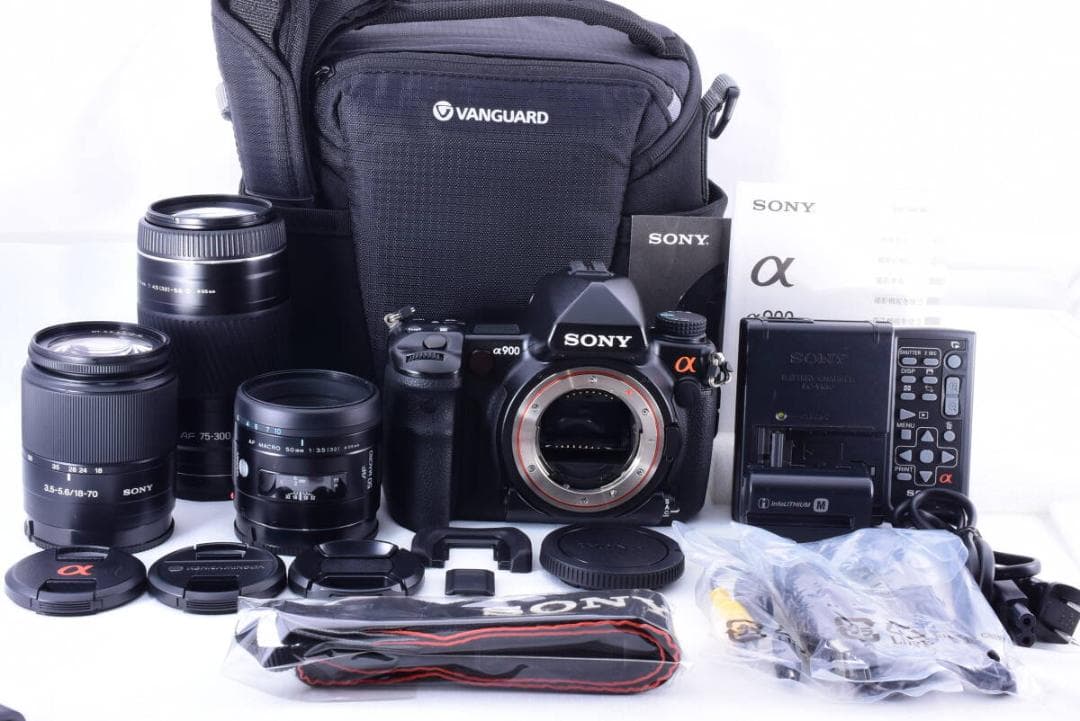 【超お得セット】Sony ソニー α900 単焦点/標準/超望遠 トリプルレンズ