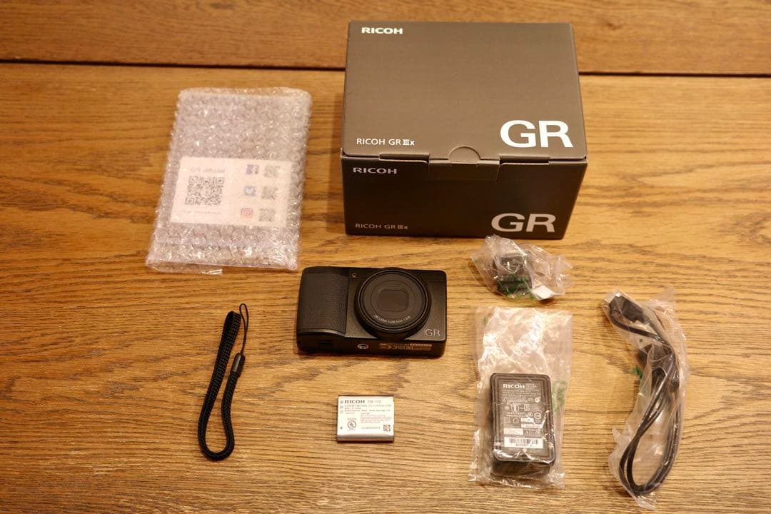 RICOH GR IIIx コンパクトデジタルカメラ ブラック