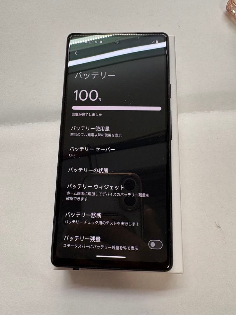 Google Pixel 6a ホワイト 元箱付き中古美品です。