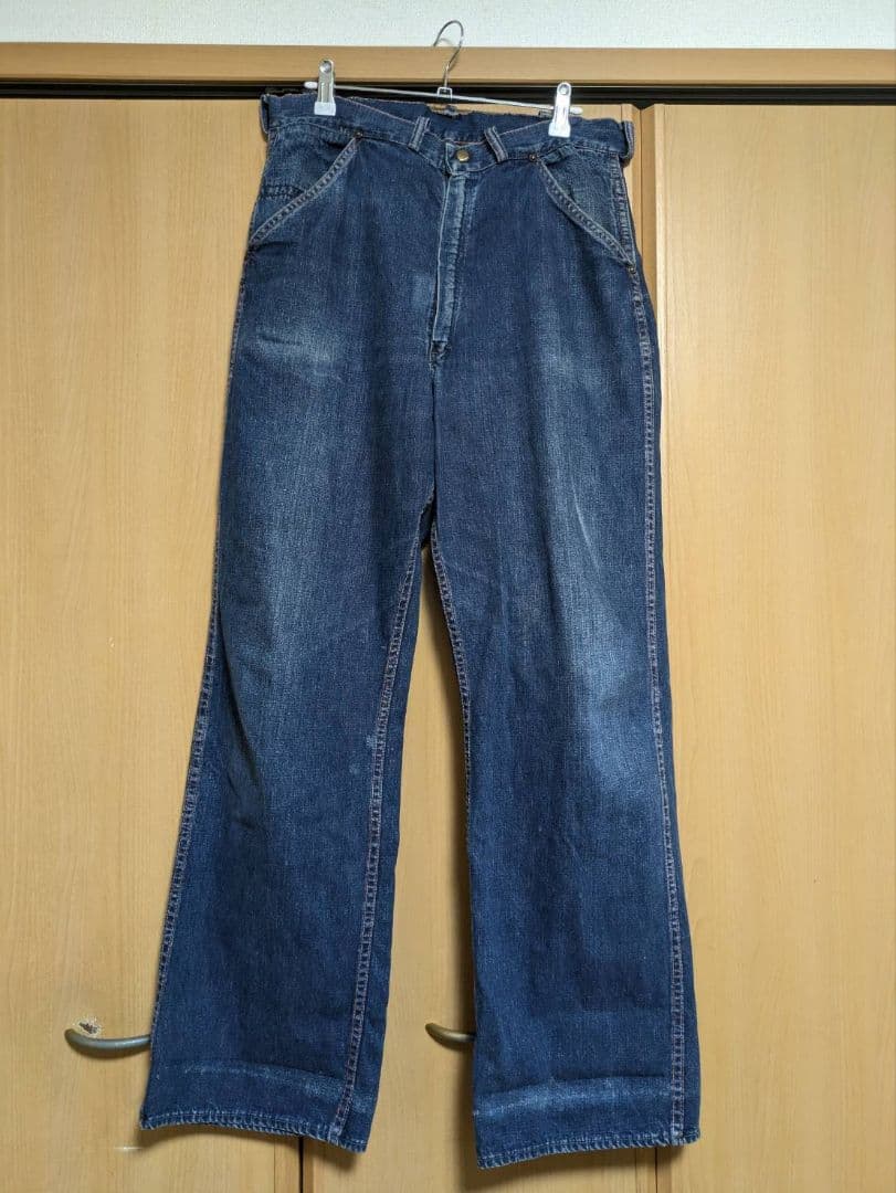 50s UNION MADE デニム ペインターパンツ USA製 ヴィンテージ