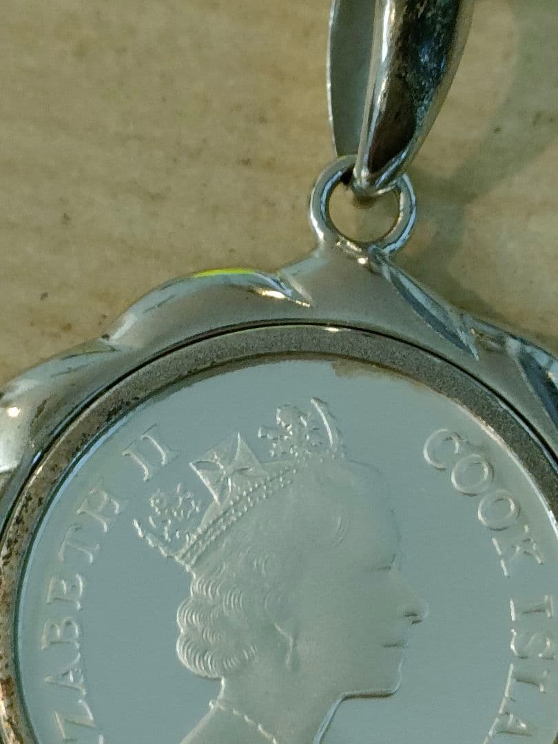 【ペンダントトップ 】［純銀］silver999 クック諸島