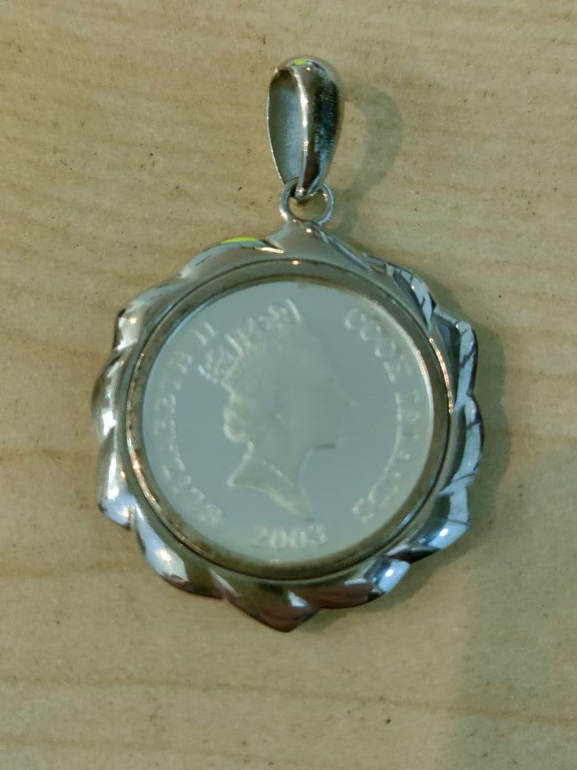 【ペンダントトップ 】［純銀］silver999 クック諸島