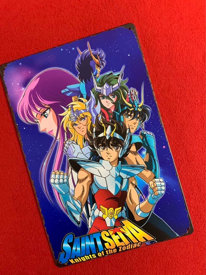 ◆聖闘士星矢 ◆金属製ポスター◆4枚セット◆30X20cm◆