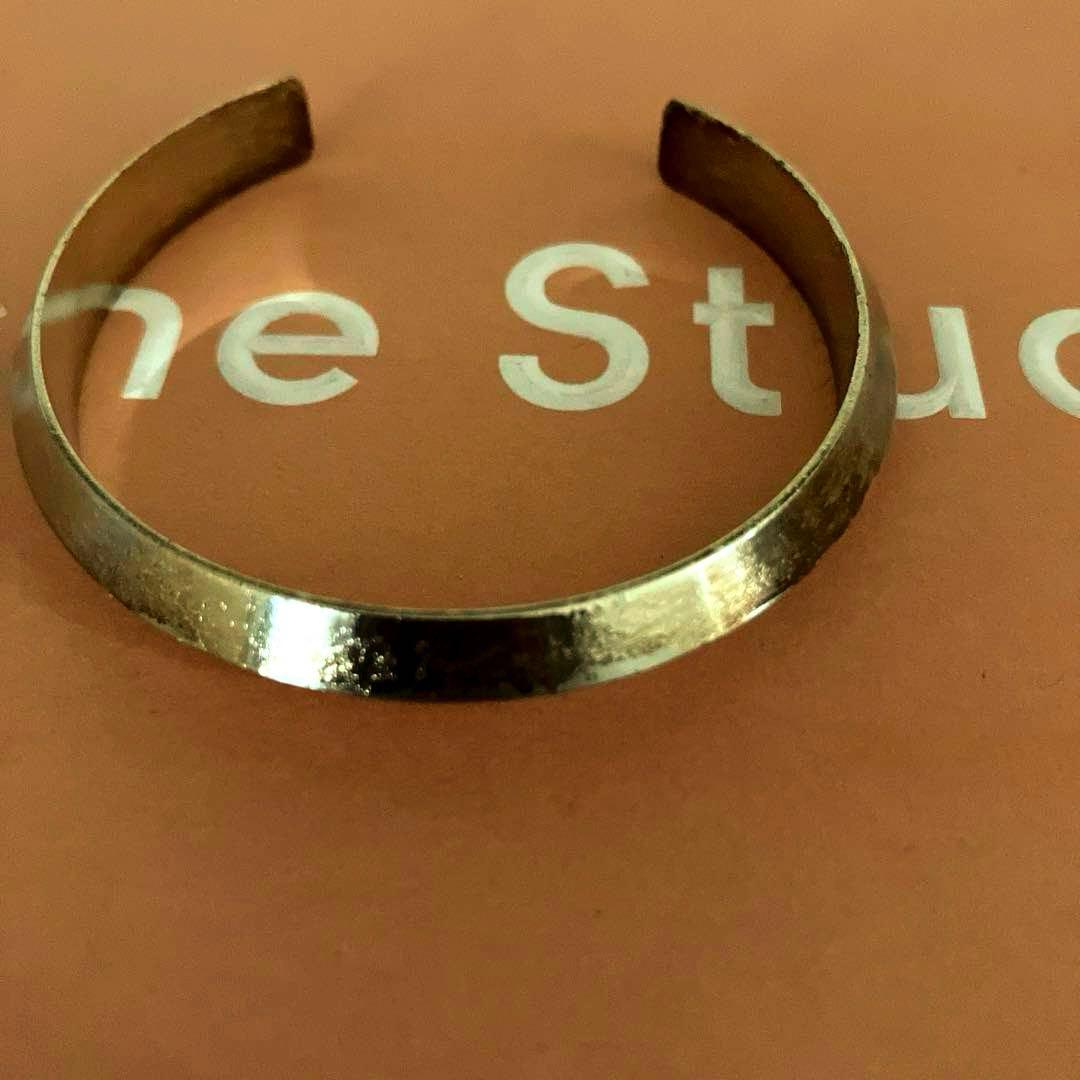 Acne Studios ALL_BLUES バングル　シルバー