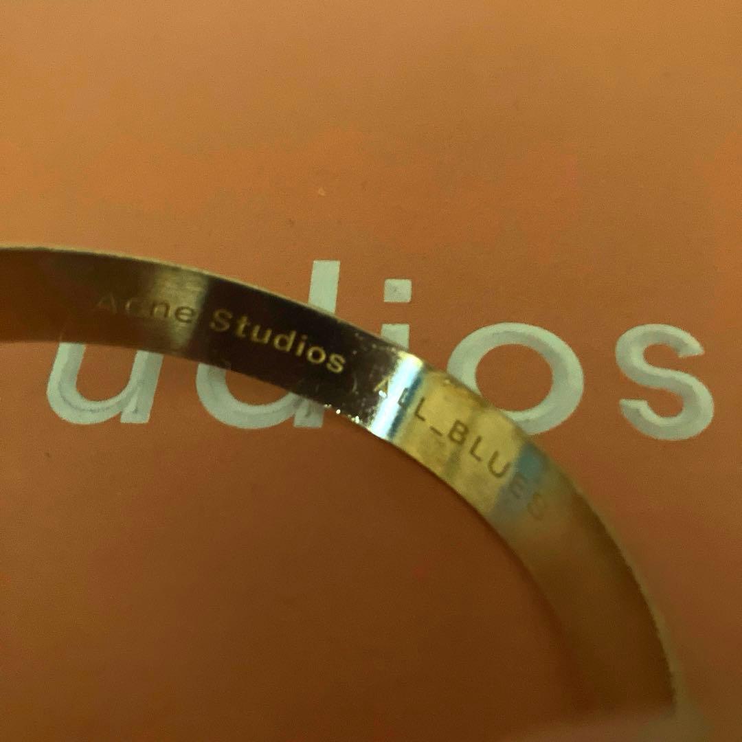 Acne Studios ALL_BLUES バングル　シルバー