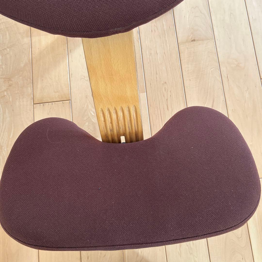 美品！姿勢矯正 バランスラボ バランスチェア バランスイージー ブラウン　取説付