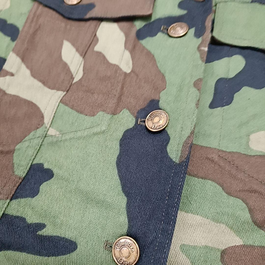 Dior ディオール ガリアーノミリタリー 迷彩クロップドジャケット y2kレア