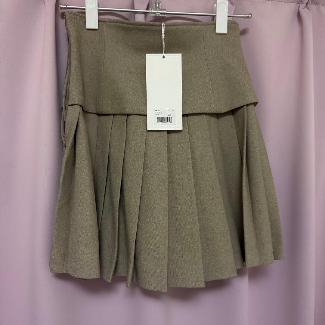 アンドマリー ANDMARY ベージュ プリーツスカート