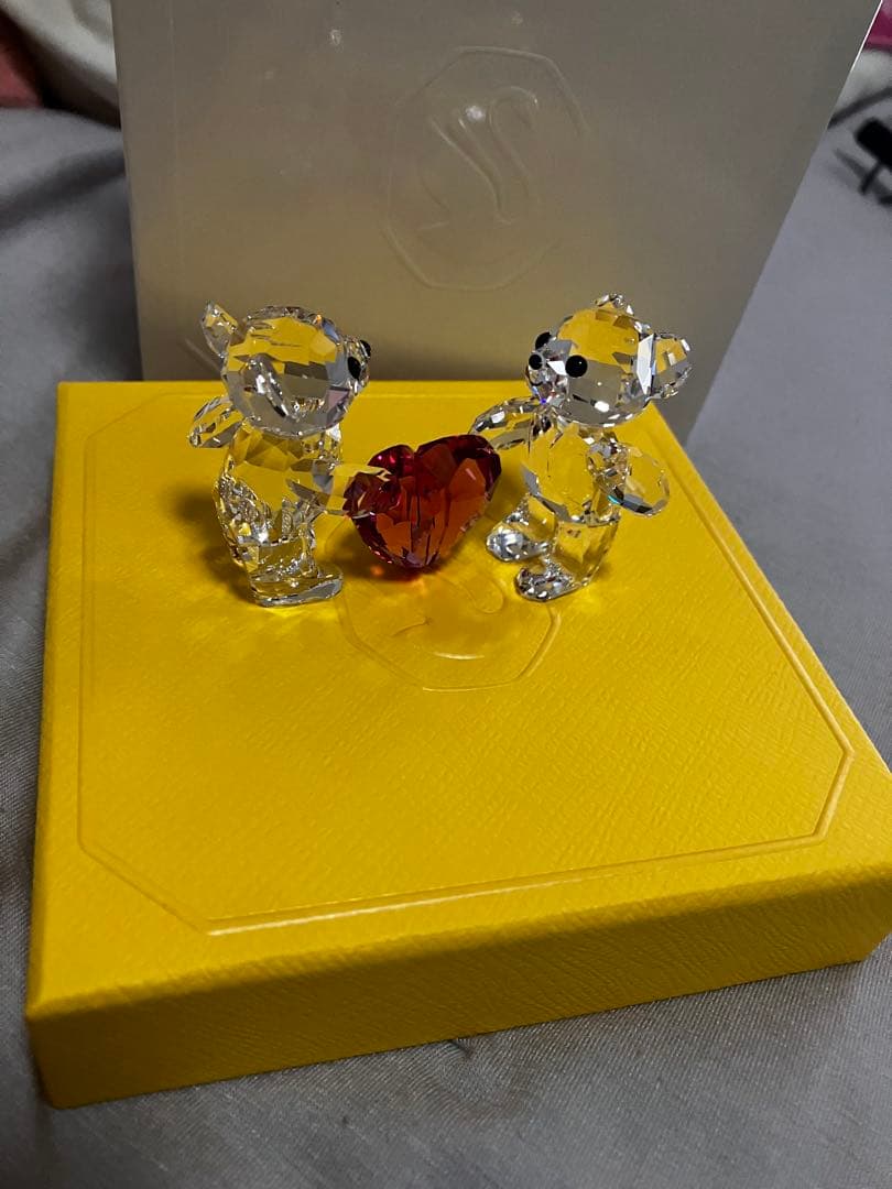 スワロフスキー 置物 クリスベア 2体 セット