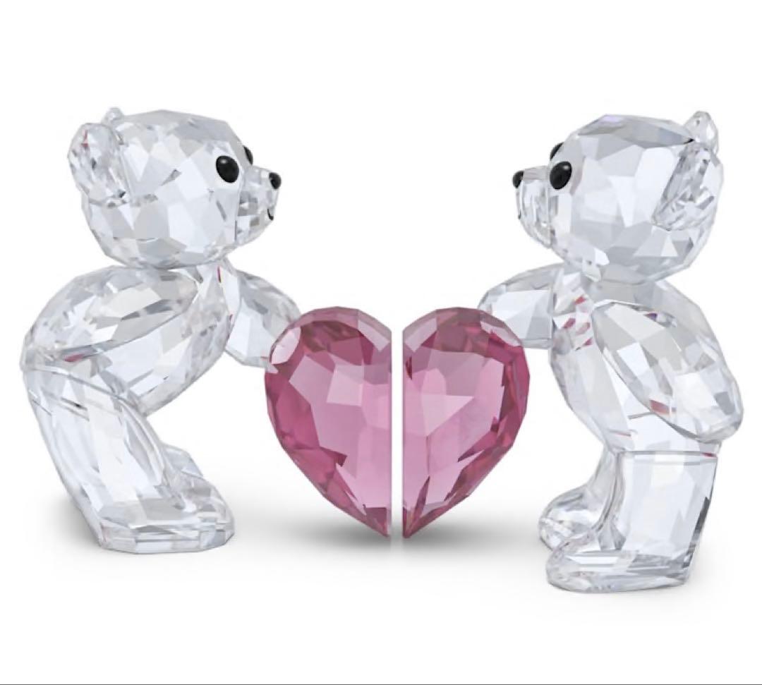 スワロフスキー 置物 クリスベア 2体 セット