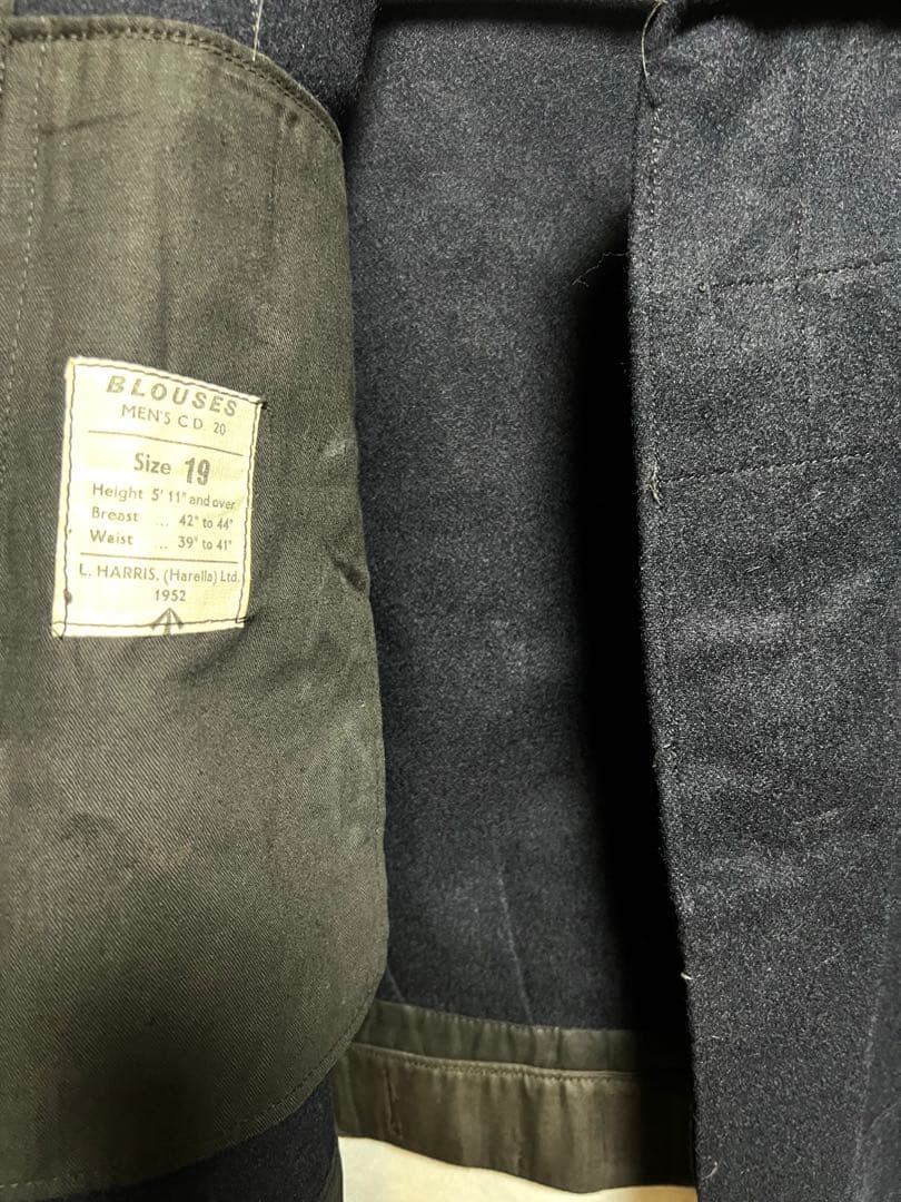 【希少1952年製】イギリス軍 民間防衛 CD バトルドレスジャケット 19