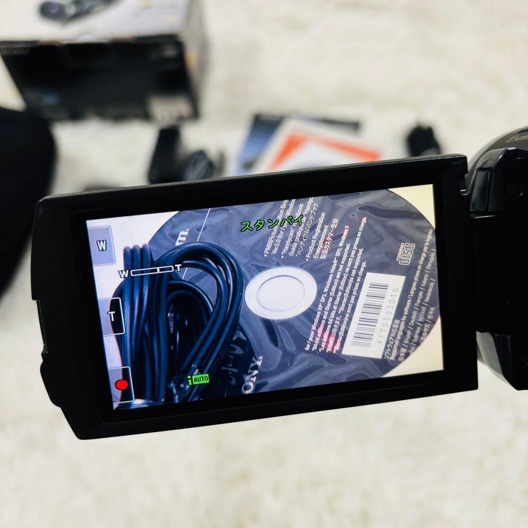 【美品】SONY HDビデオカメラ HDR-XR550V バッテリー2個付き