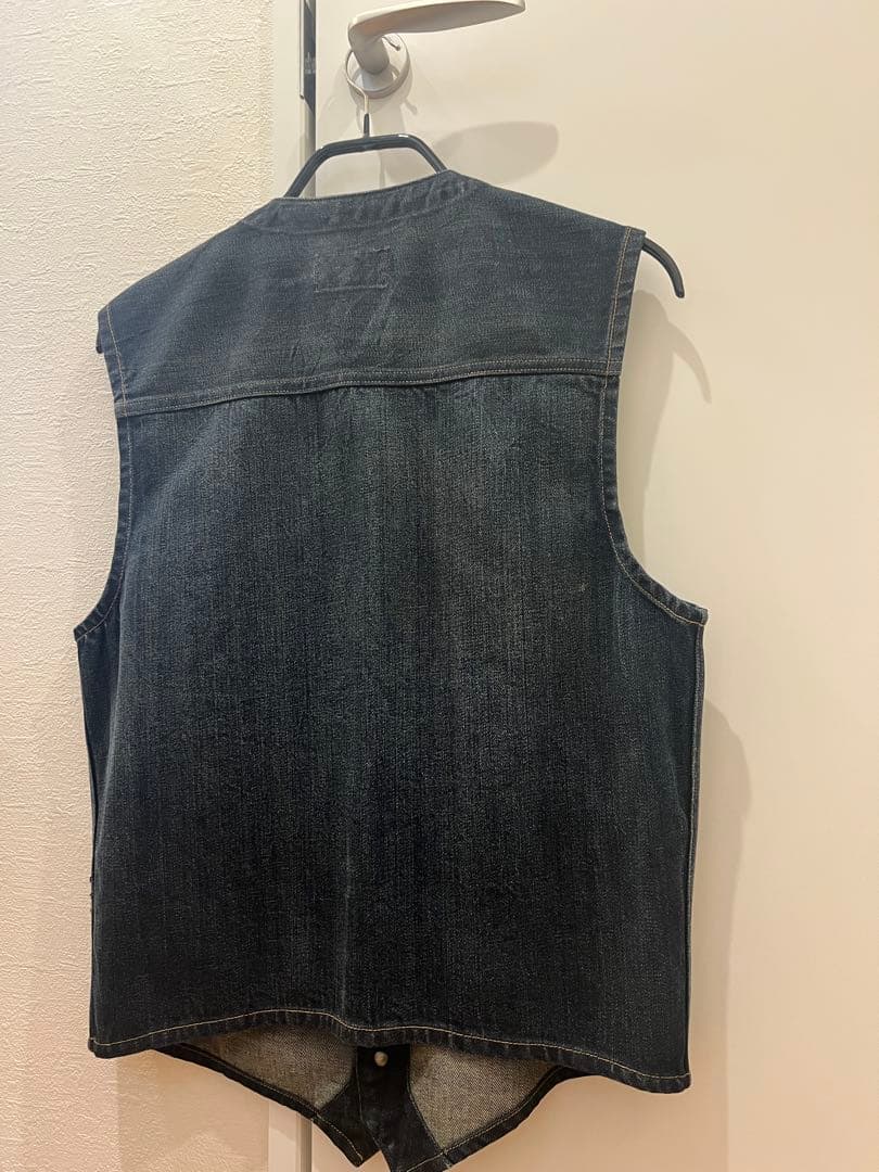 【スペシャル／希少サイズM】RRL／VEST／デニム／ベスト／ラルフローレン