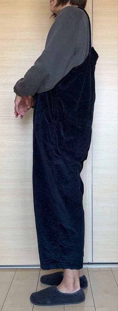 【journal standard Luxe】コーデュロイサロペット　黒