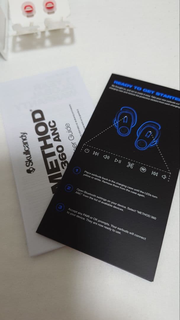 SkullCandy Method 360 ANC 美品 白