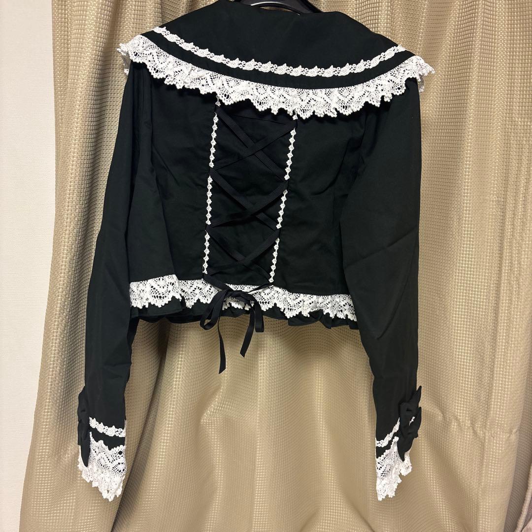 新品 angelic pretty Dollyレースアップボレロ 黒