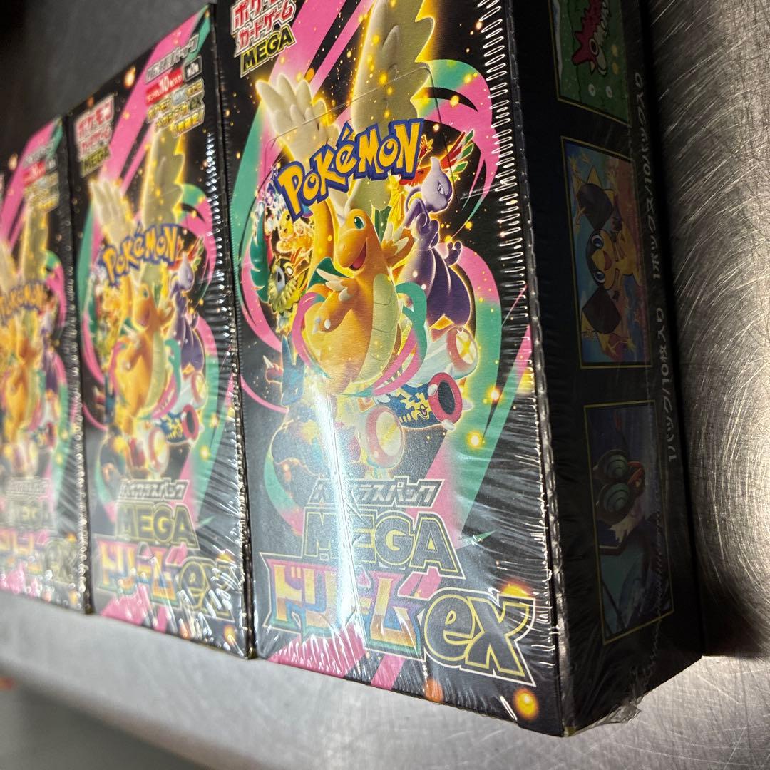 ポケモンカードゲーム MEGAドリームEX 3box シュリンク付き