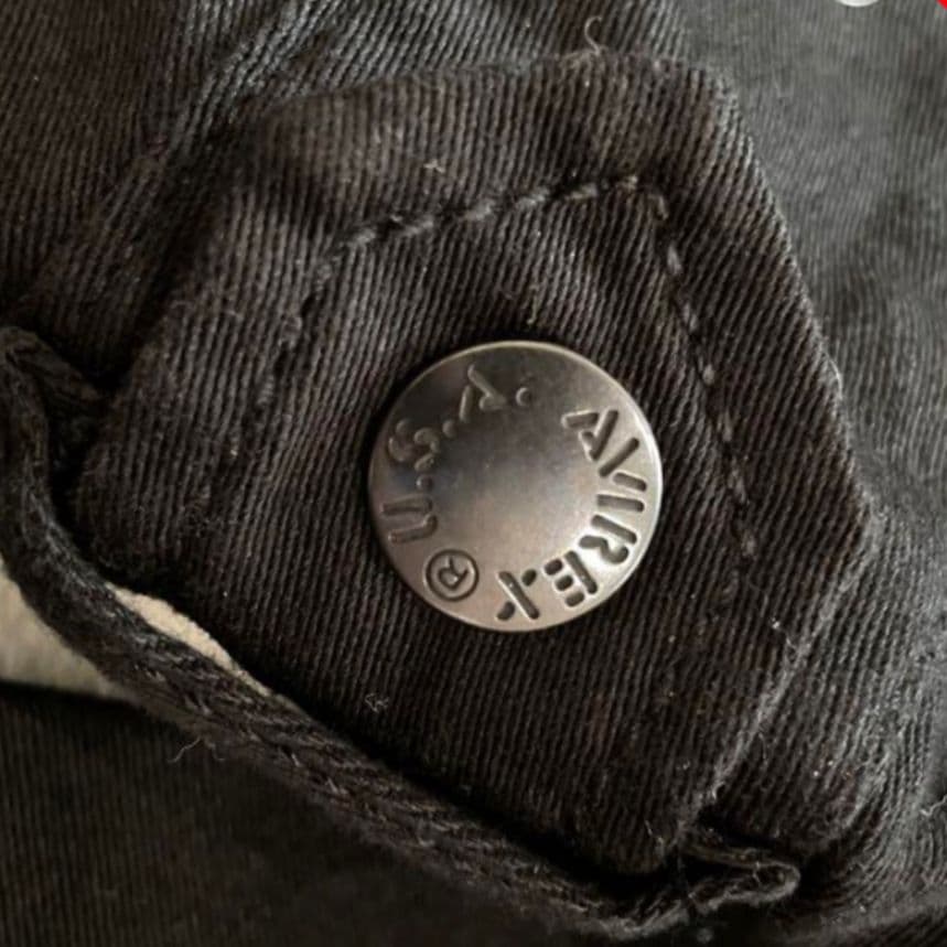 アヴィレックス ミリタリー オールインワン バックロゴ ワッペン刺繍 L