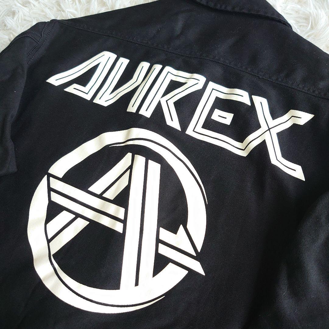 アヴィレックス ミリタリー オールインワン バックロゴ ワッペン刺繍 L