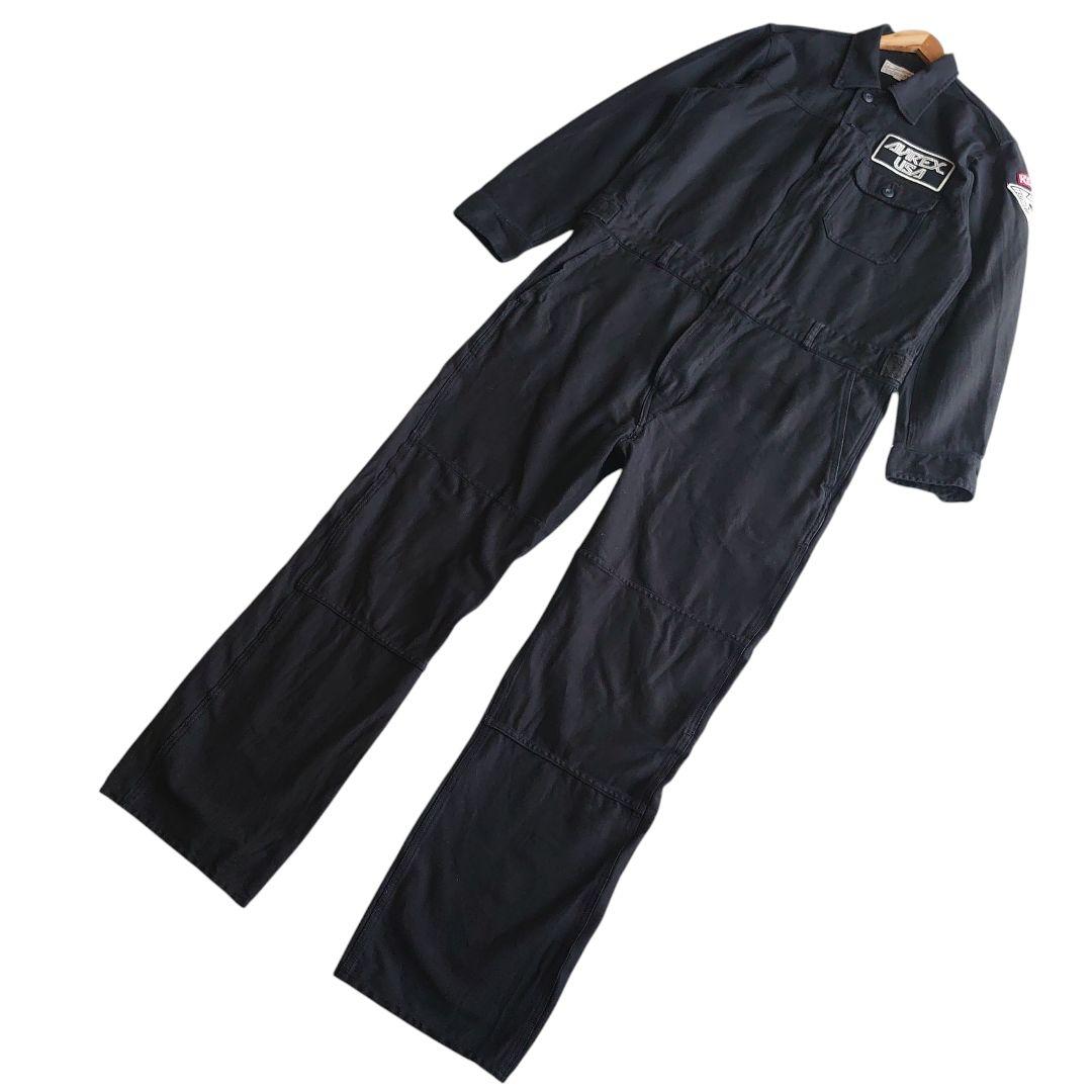 アヴィレックス ミリタリー オールインワン バックロゴ ワッペン刺繍 L