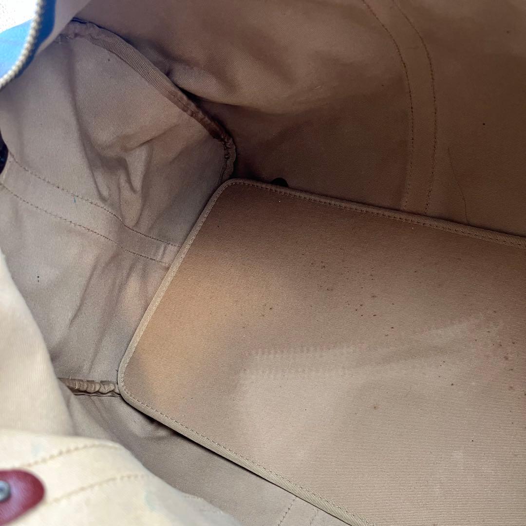 【ブラシ・南京錠付き】RALPH LAUREN ボストンバッグ レザー