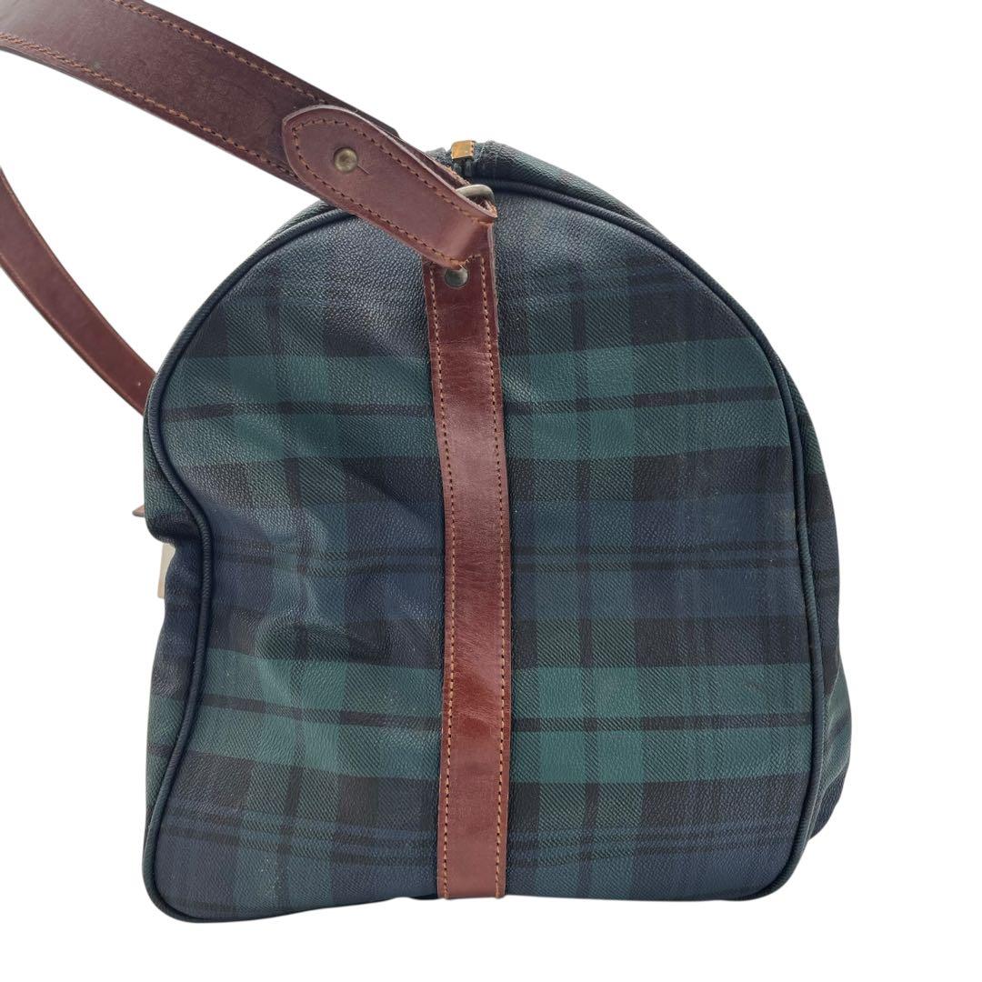 【ブラシ・南京錠付き】RALPH LAUREN ボストンバッグ レザー