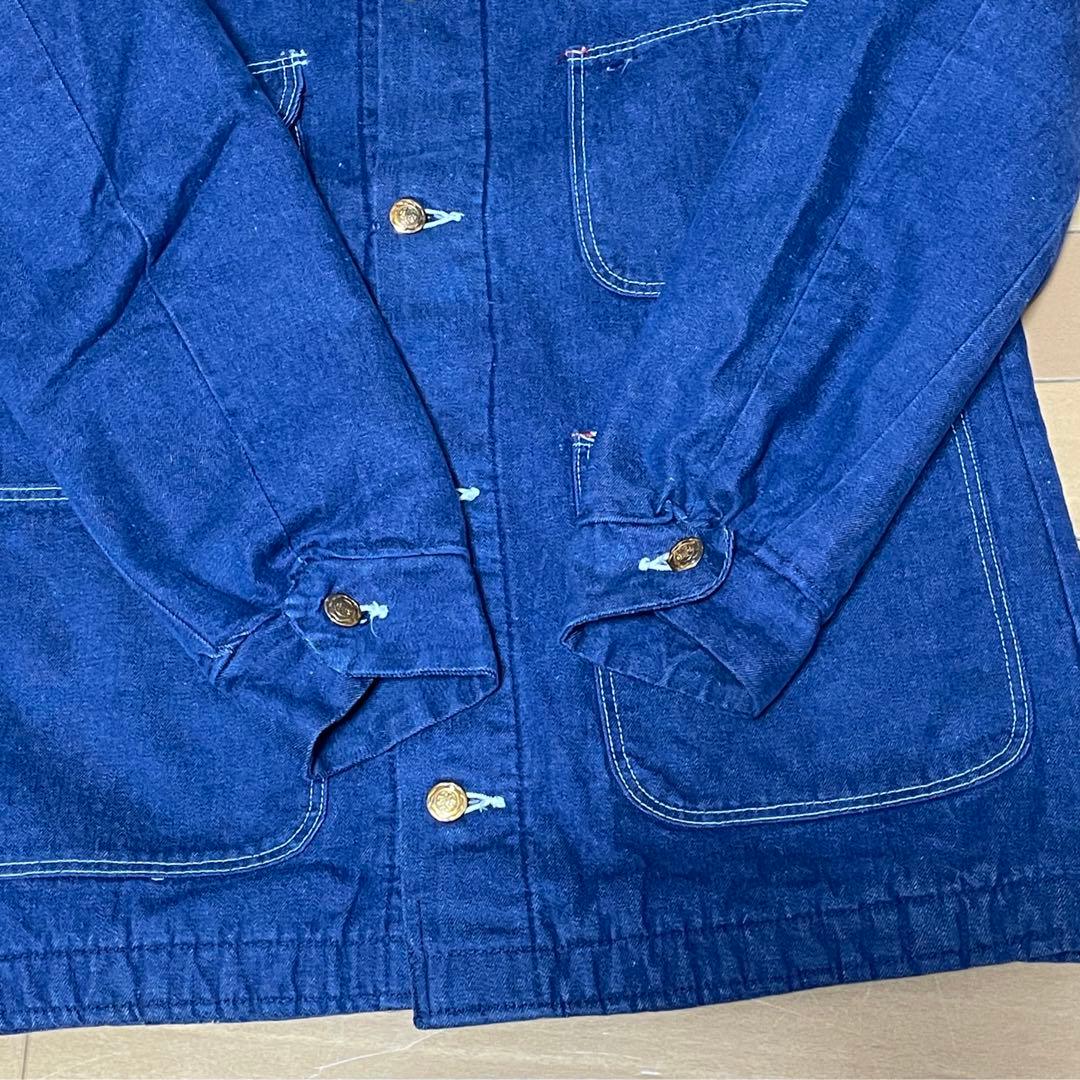 [34] 70s Wrangler バットダイ デニム カバーオール 濃紺