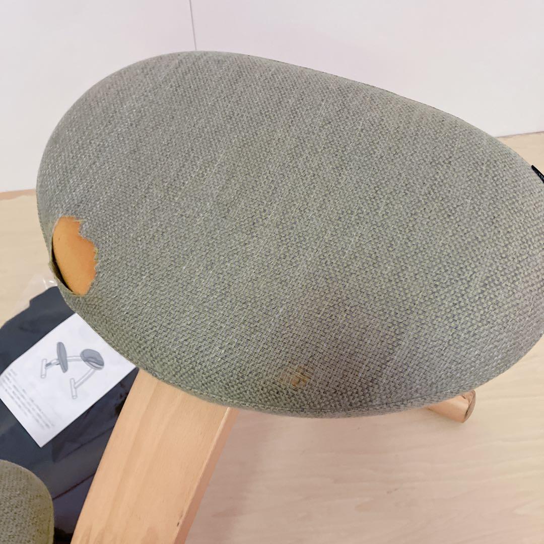 Rybo リボ　バランスチェアイージー　姿勢矯正　 デスクチェア　カバー新品