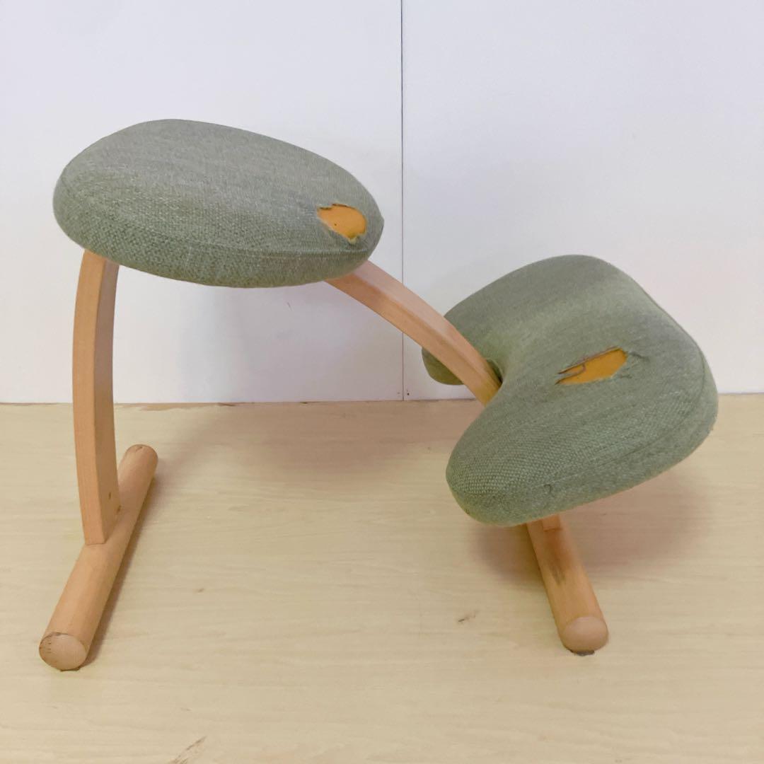 Rybo リボ　バランスチェアイージー　姿勢矯正　 デスクチェア　カバー新品