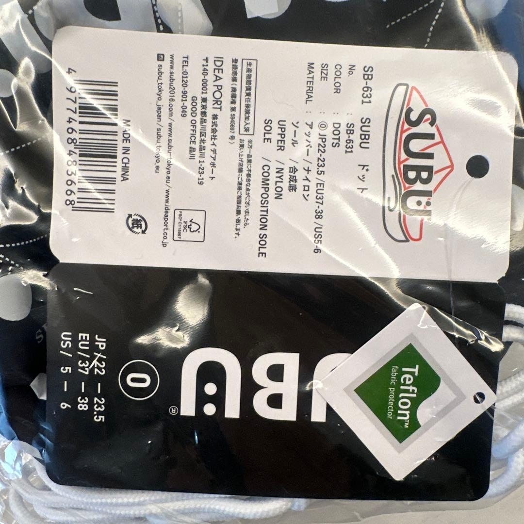 SUBU スブ サンダル ドット サイズ0