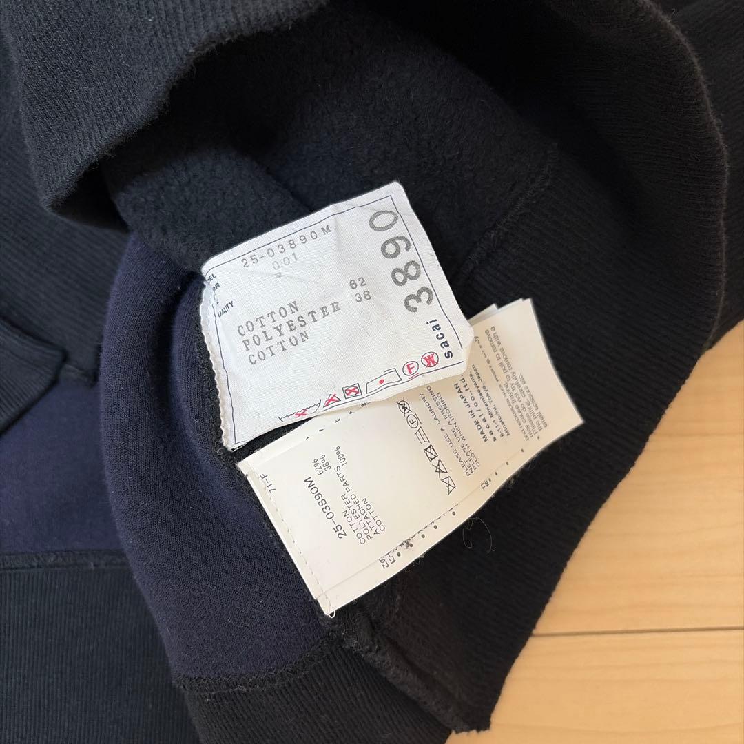 sacai Sponge Sweat Pullover スウェット 2025aw