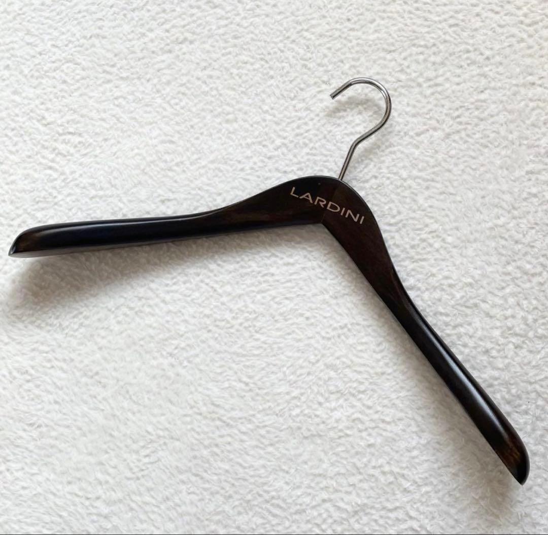 LARDINI ツイード テーラードジャケット シェルボタン 44 ハンガー付き