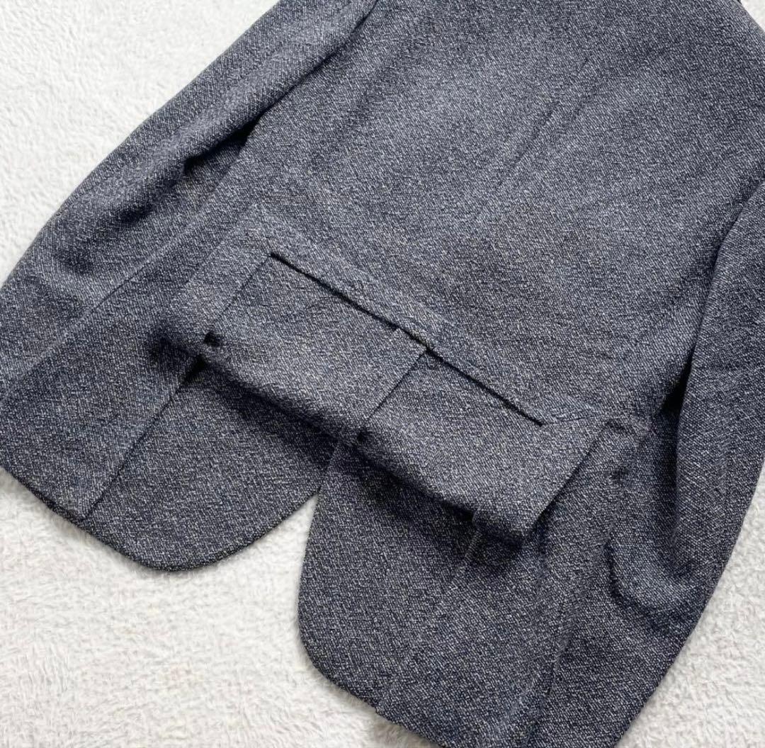 LARDINI ツイード テーラードジャケット シェルボタン 44 ハンガー付き