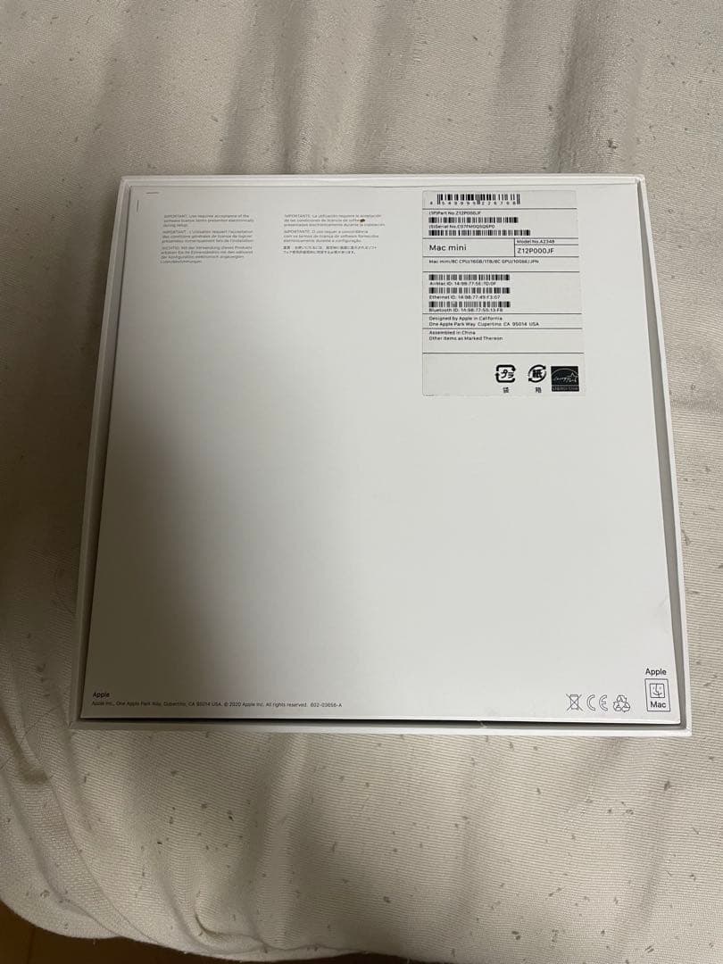 Mac mini (M1,2020)メモリ16GB SSD1TB