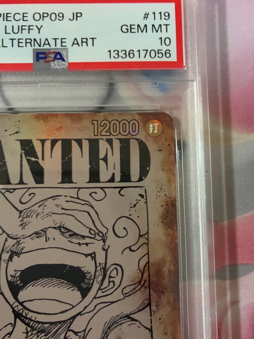 PSA10☆ワンピースカード ルフィ ニカ 手配書