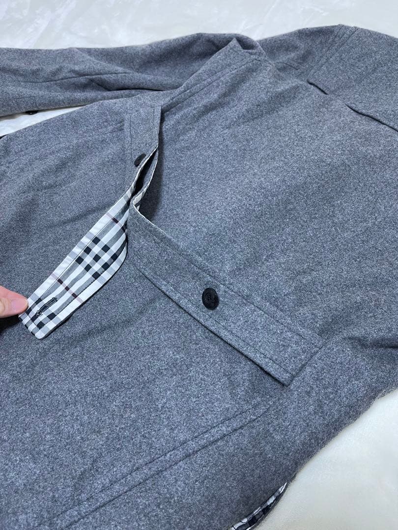 BURBERRY BLACK LABEL グレー ダッフルコート Lサイズ