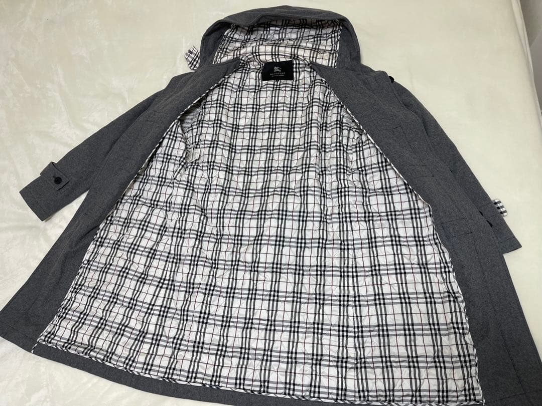 BURBERRY BLACK LABEL グレー ダッフルコート Lサイズ