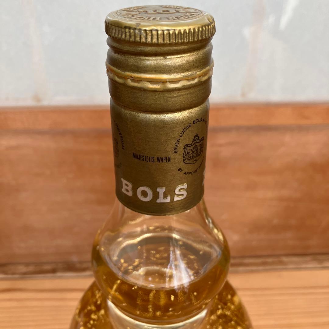 ま*。様 【超希少】BOLS ボルス バレリーナ リキュール 金箔スノードーム