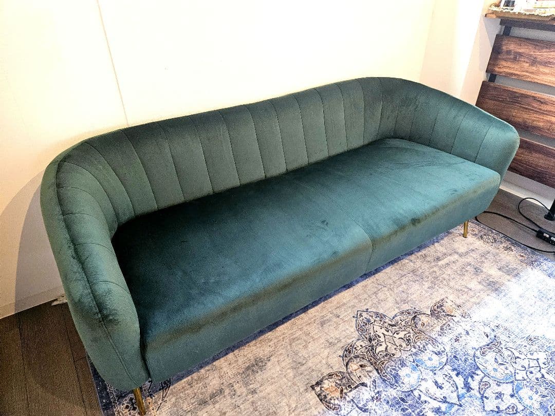 NOCE 3人掛けソファ グリーン