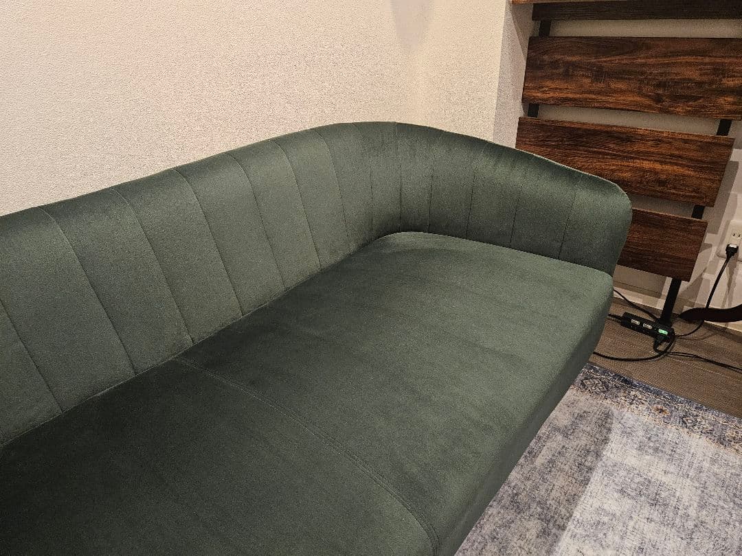 NOCE 3人掛けソファ グリーン