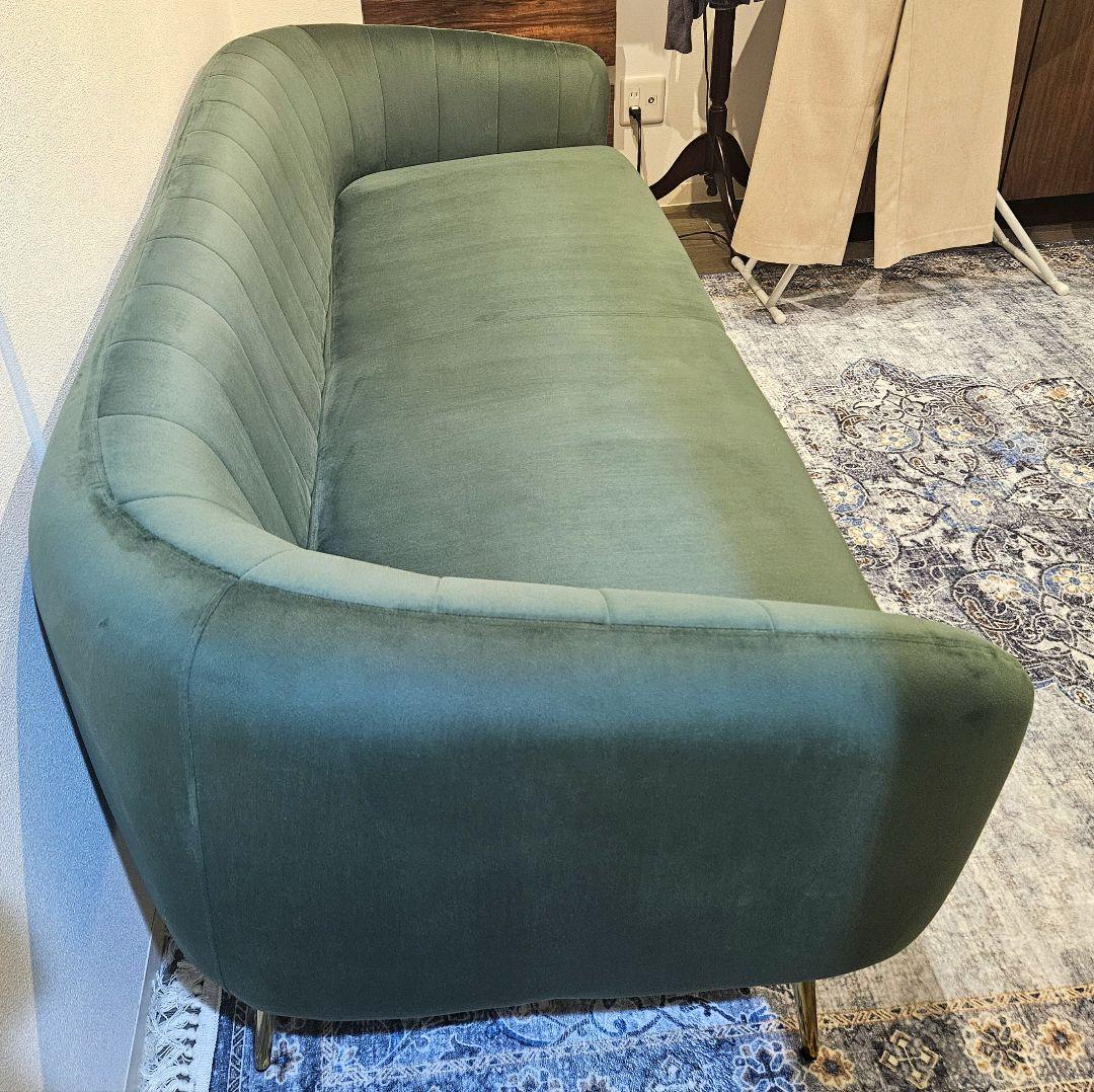 NOCE 3人掛けソファ グリーン