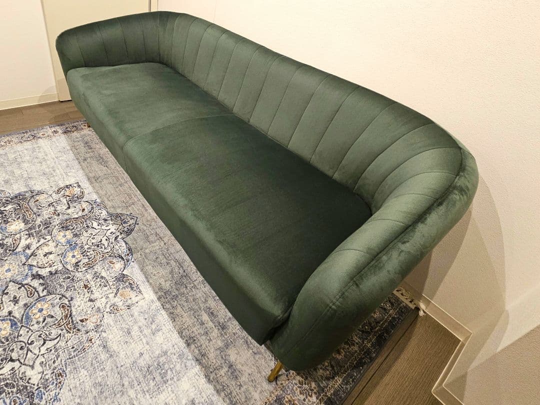 NOCE 3人掛けソファ グリーン