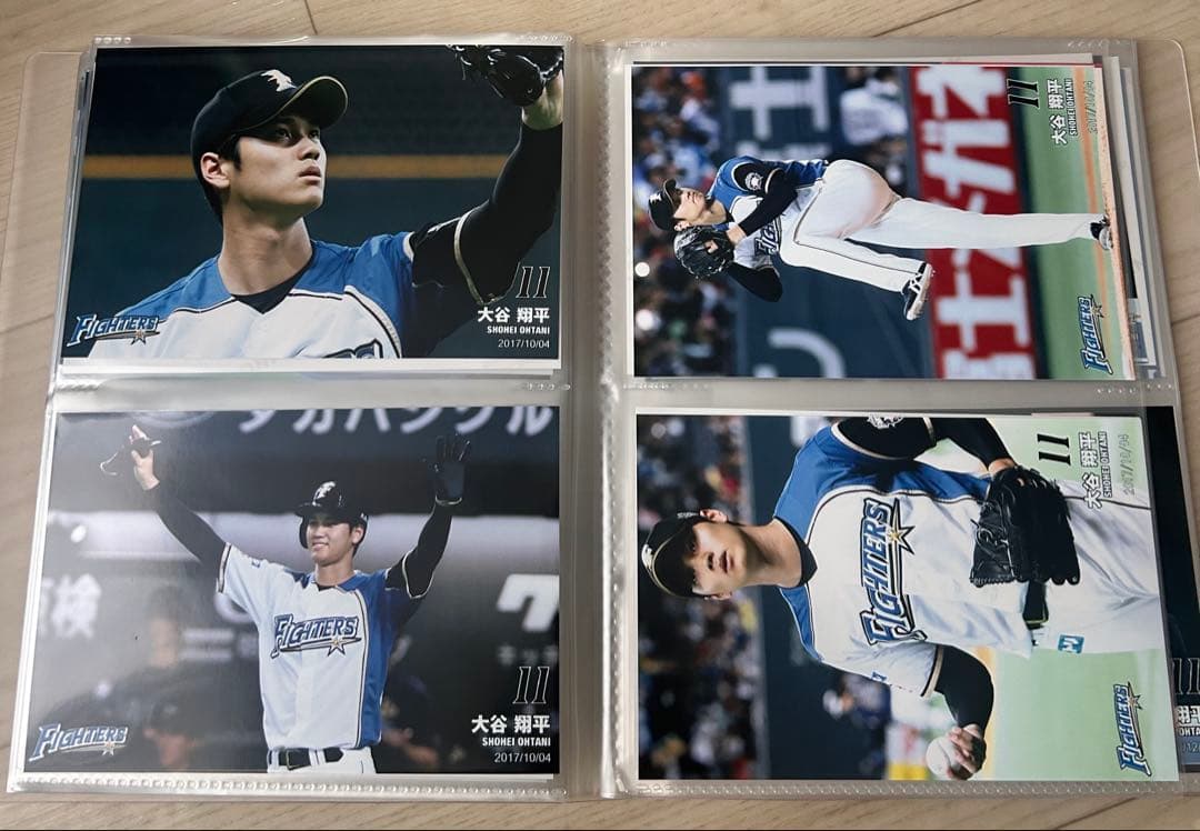 大谷翔平選手　日ハム　2017年ハイライトフォトセット