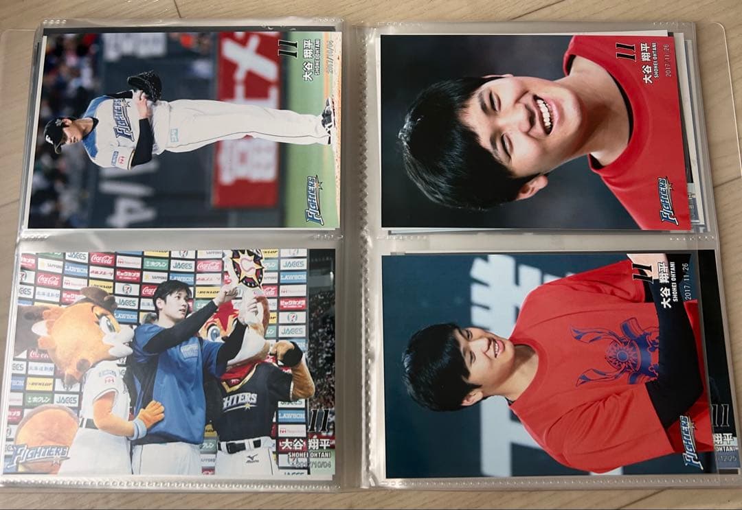 大谷翔平選手　日ハム　2017年ハイライトフォトセット