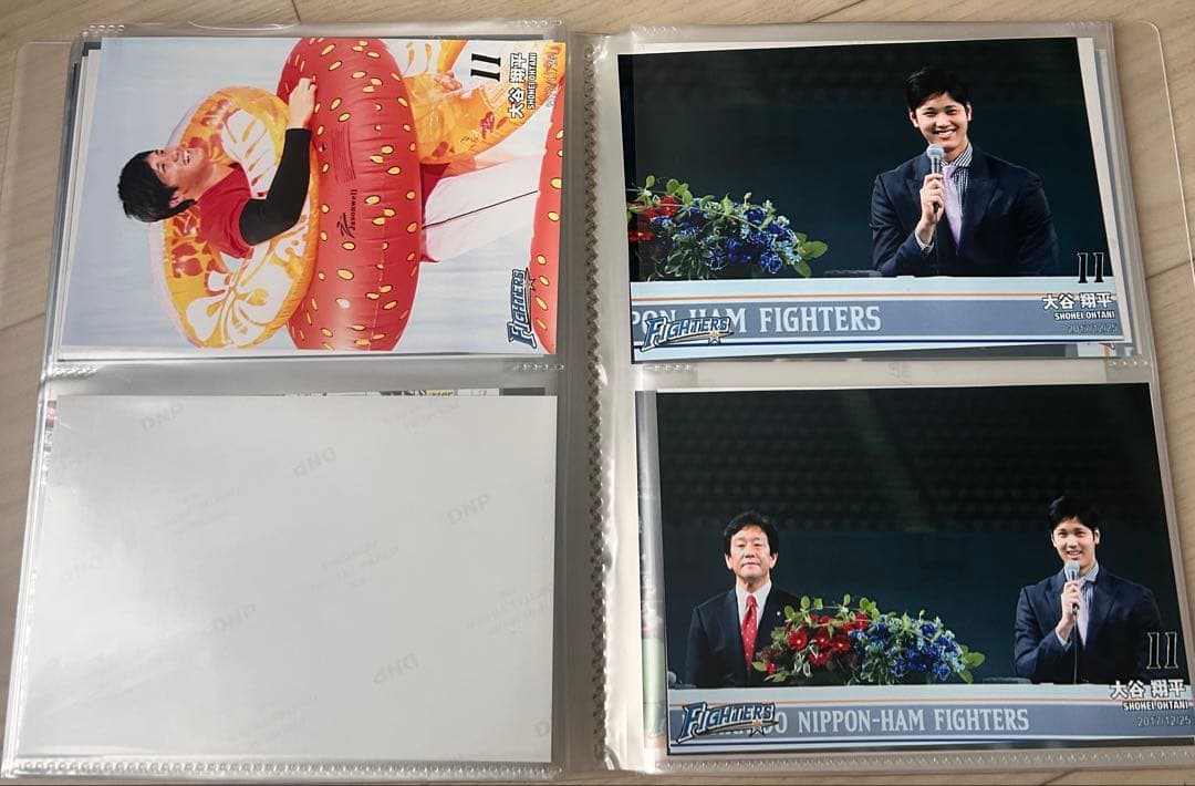 大谷翔平選手　日ハム　2017年ハイライトフォトセット