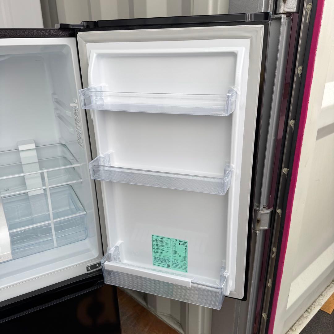 C7410★2024年製★新品.未使用品★ハイセンス冷蔵庫　黒ブラック一人暮らし